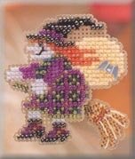 Broom Ride - Beaded Cross Stitch Kit