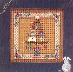 Spring Feather Tree - Beaded Cross Stitch Kit