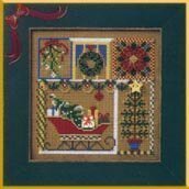 Holiday Greetings - Beaded Cross Stitch Kit