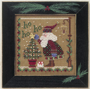 Ho Ho Ho Santa - Beaded Cross Stitch Kit