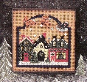 Christmas Village - Beaded Cross Stitch Kit