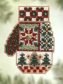 Patchwork Holiday - Beaded Cross Stitch Kit