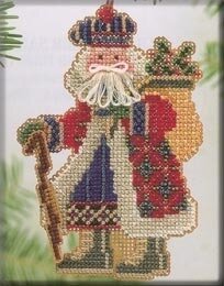 Mt McKinley Santa (2009) - Beaded Cross Stitch Kit