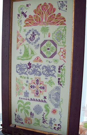 Quaker Gone Tropic - Cross Stitch Pattern