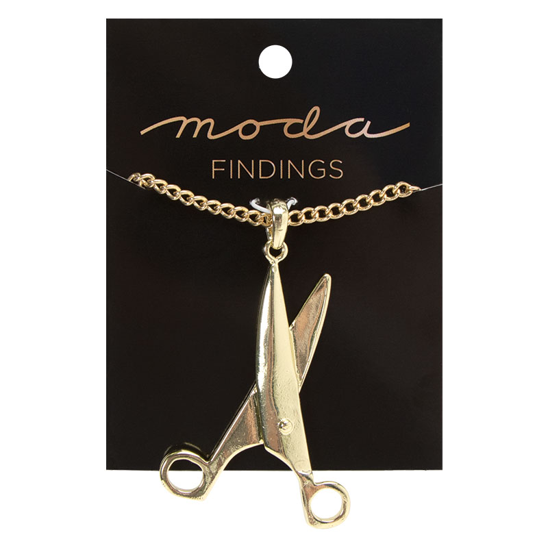 Necklace Scissor Gold