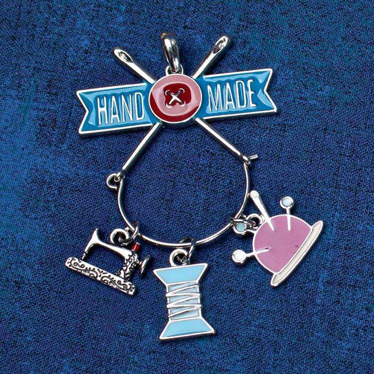 Charm Holder Enamel Hand Made