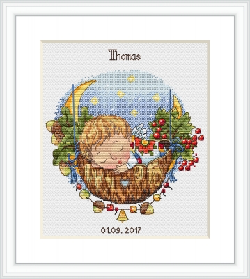 Lullaby for Son - Cross Stitch Kit