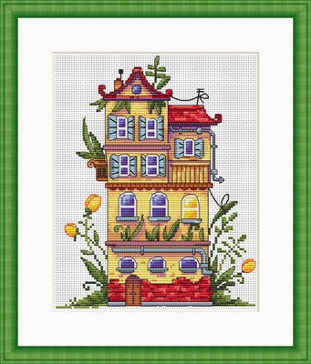 Spring House - Cross Stitch Kit