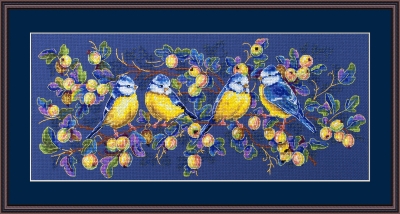 Titmouses - Cross Stitch Kit
