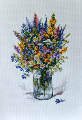 The Thistle Bouquet - Cross Stitch Kit