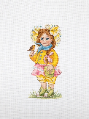 Spring Girl - Cross Stitch Kit