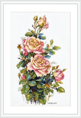 Yellow Roses - Cross Stitch Kit
