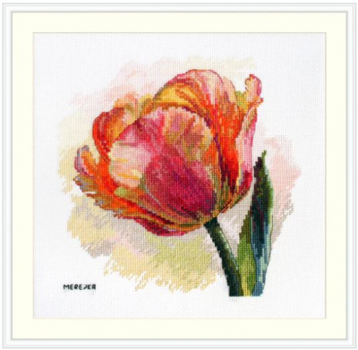 Parrot Tulip - Cross Stitch Kit