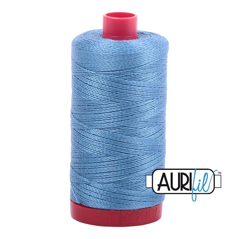 Aurifil 12wt Thread Large Spool - #4140, zoomed in. Select this picture to zoom back out.