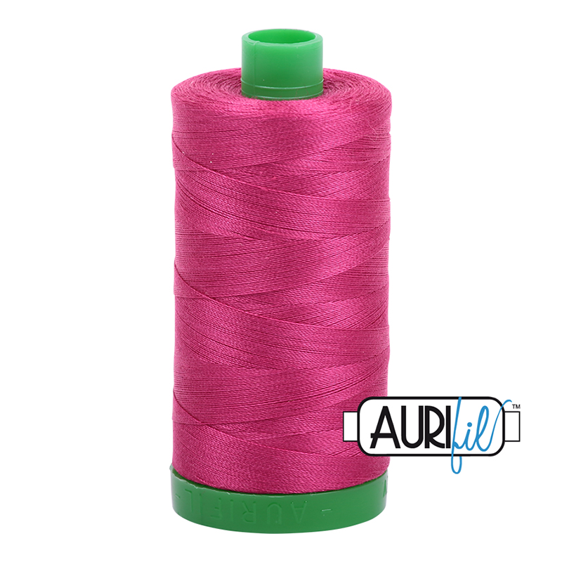 Aurifil 40wt Thread #1100 - 1094 yards, zoomed in. Select this picture to zoom back out.