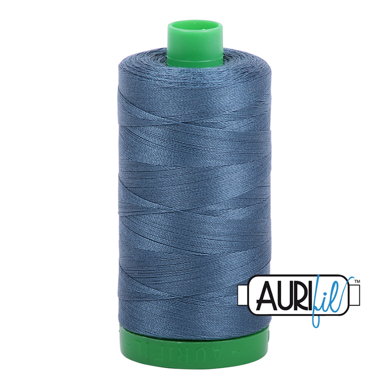 Aurifil 40wt Thread #1310 - 1094 yards, zoomed in. Select this picture to zoom back out.