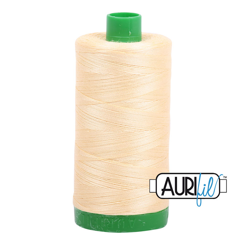 Aurifil 40wt Thread #2105 - 1094 yards, zoomed in. Select this picture to zoom back out.