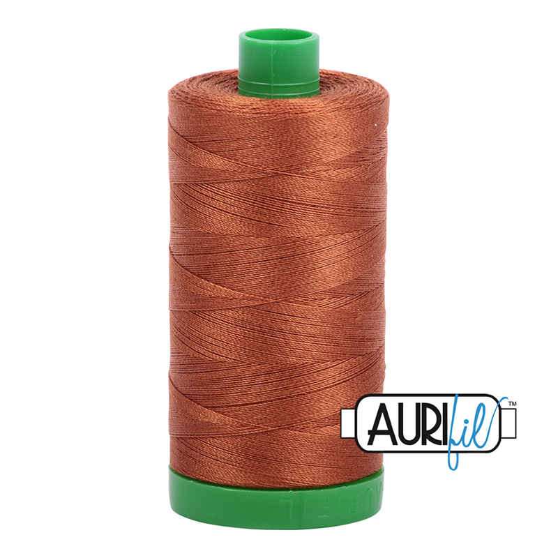 Aurifil 40wt Thread #2155 - 1094 yards, zoomed in. Select this picture to zoom back out.