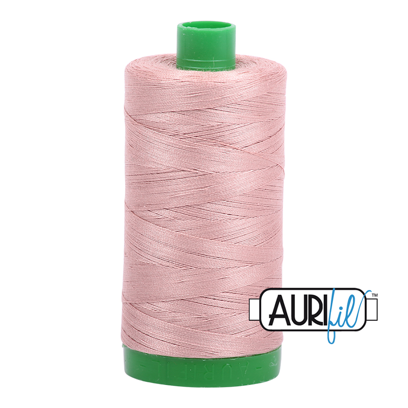 Aurifil 40wt Thread #2375 - 1094 yards, zoomed in. Select this picture to zoom back out.