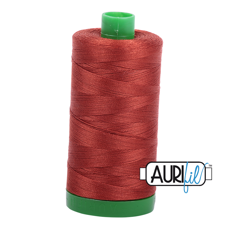 Aurifil 40wt Thread #2385 - 1094 yards, zoomed in. Select this picture to zoom back out.