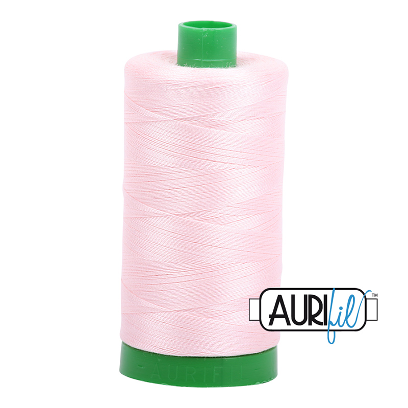 Aurifil 40wt Thread #2410 - 1094 yards, zoomed in. Select this picture to zoom back out.
