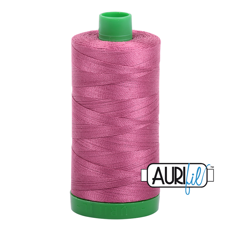 Aurifil 40wt Thread #2450 - 1094 yards, zoomed in. Select this picture to zoom back out.