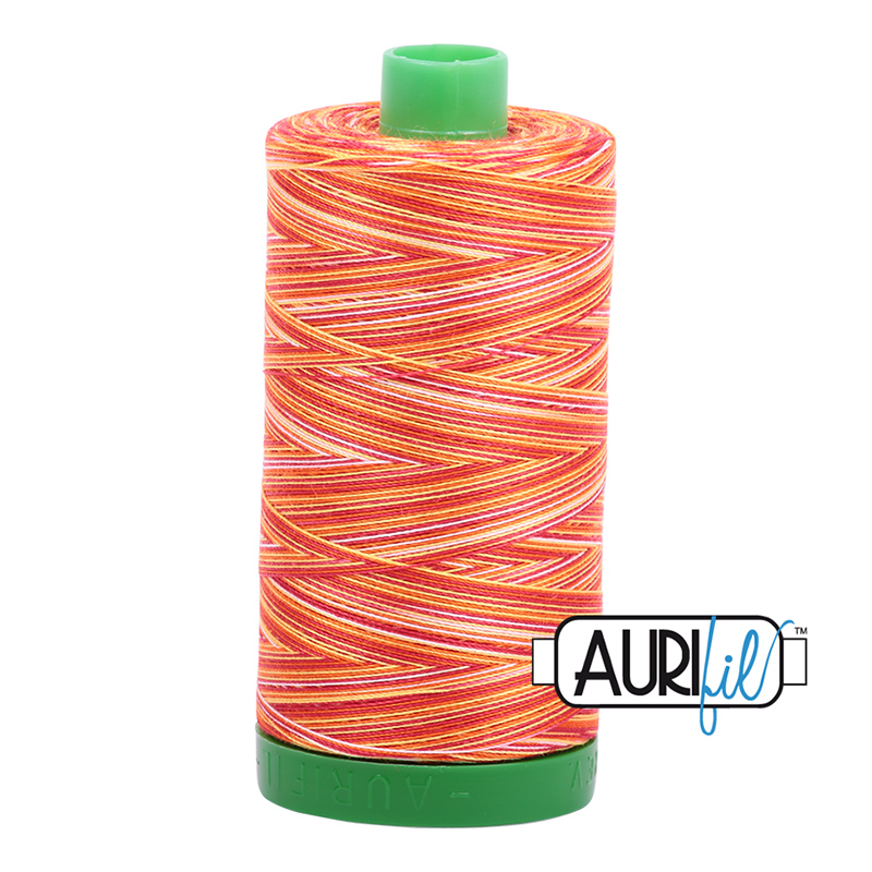 Aurifil 40wt Thread #4657 - 1094 yards, zoomed in. Select this picture to zoom back out.