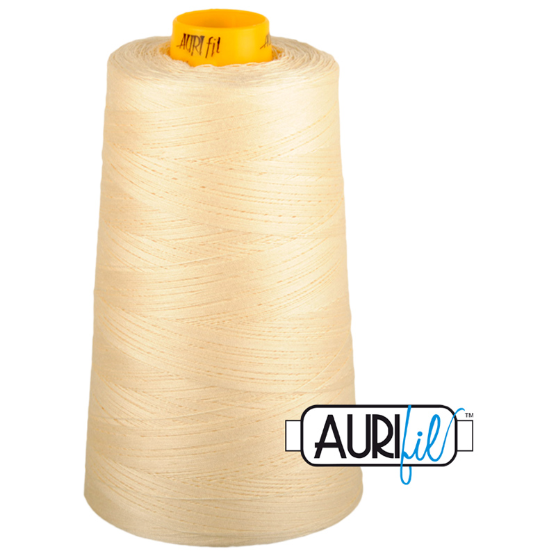 Longarm Thread 40wt 3ply 3000m Butter 2123, zoomed in. Select this picture to zoom back out.