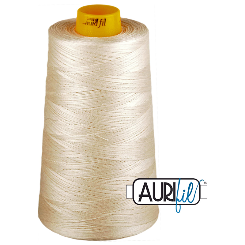 Longarm Thread 40wt 3ply 3000m Muslin 2311, zoomed in. Select this picture to zoom back out.