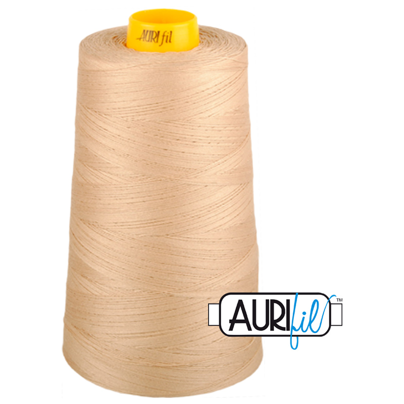 Longarm Thread 40wt 3ply 3000m Beige 2314, zoomed in. Select this picture to zoom back out.