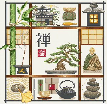 Zen - Cross Stitch Pattern