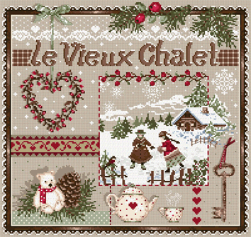 Le Vieux Chalet (The Old Cottage) - Cross Stitch Pattern
