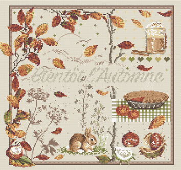 Bientot l'Automne (Almost Autumn) - Cross Stitch Pattern