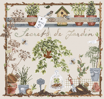 Garden Secrets - Cross Stitch Pattern