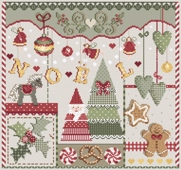Noel - Cross Stitch Pattern