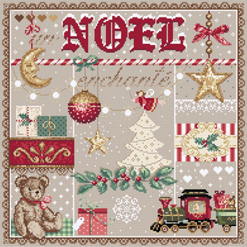 Un Noel Enchante (Enchanted Christmas) Cross Stitch Pattern