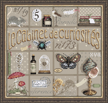 Cabinet de Curiosities - Cross Stitch Pattern