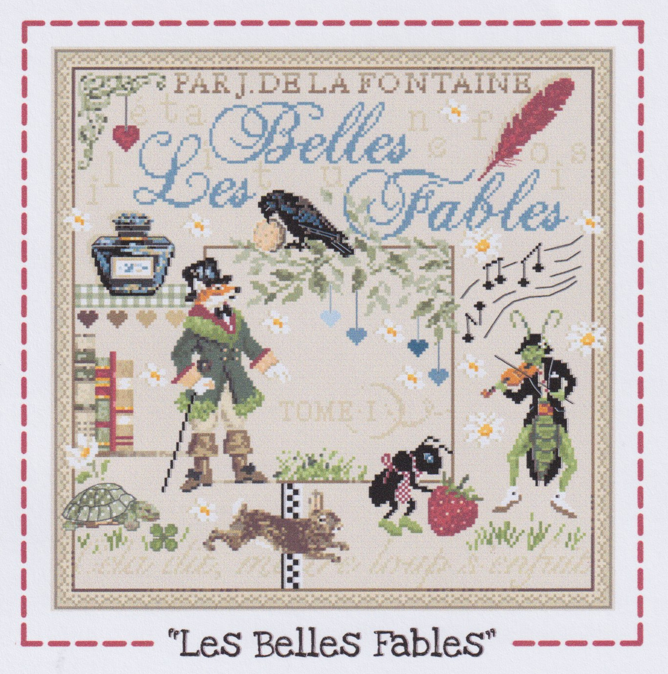 Les Belles Fables (The Beautiful Fables) - Cross Stitch Patt