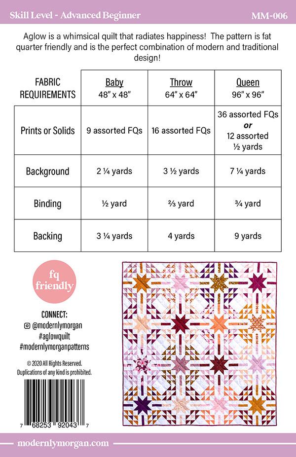 Aglow - Quilt Pattern