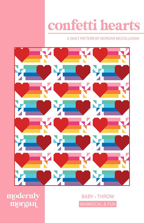 Confetti Hearts - Valentine Quilt Pattern