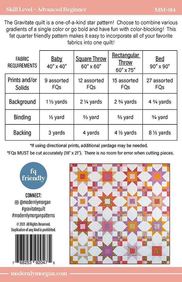 Gravitate - Quilt Pattern