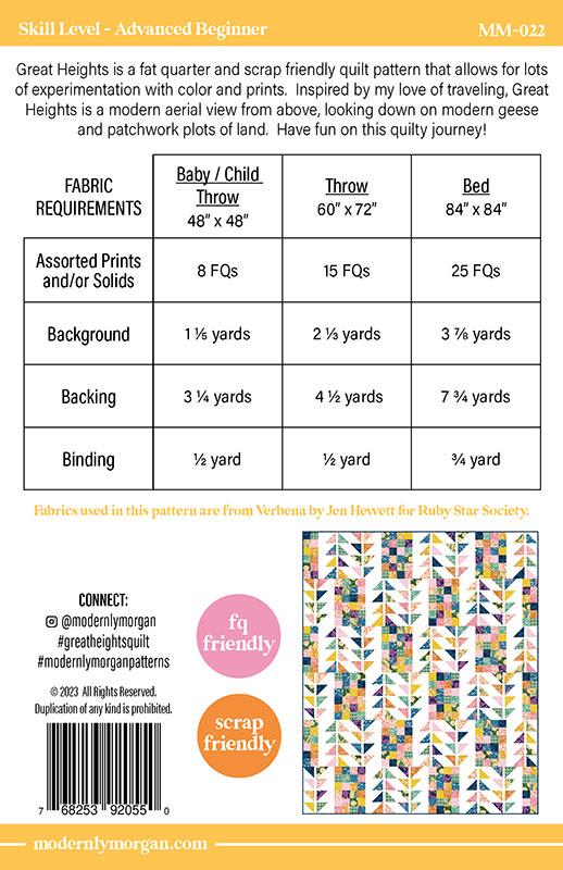 Great Heights - Quilt Pattern