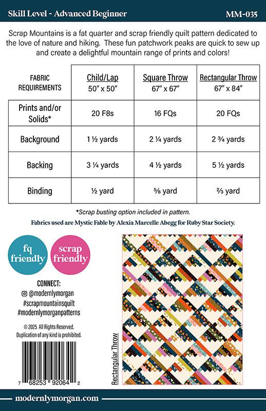 Scrap Mountains - Quilt Pattern