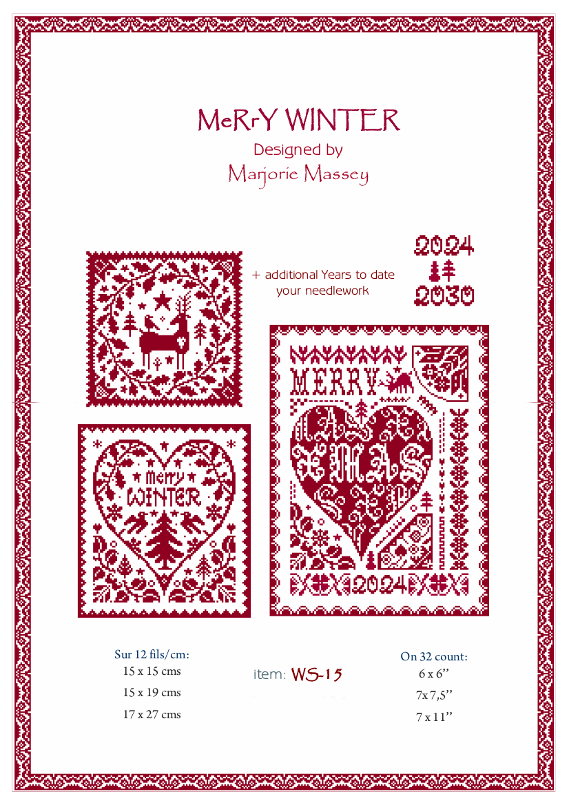 Merry Winter - Cross Stitch Pattern