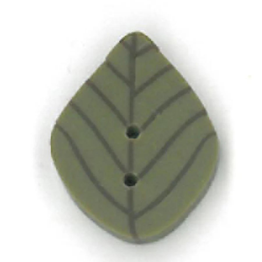 Small Olive Leaf - Button