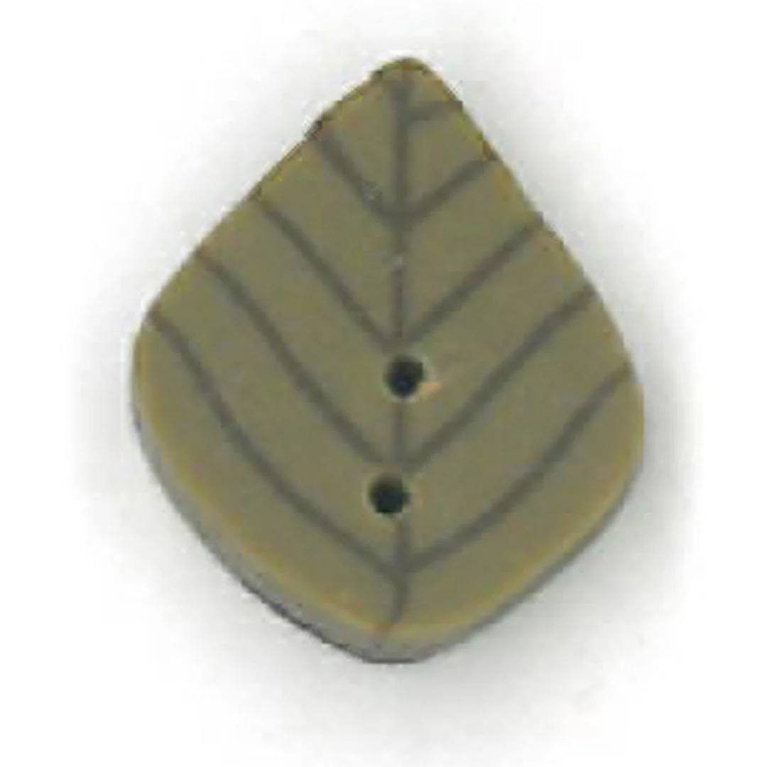 Tiny Olive Leaf - Button