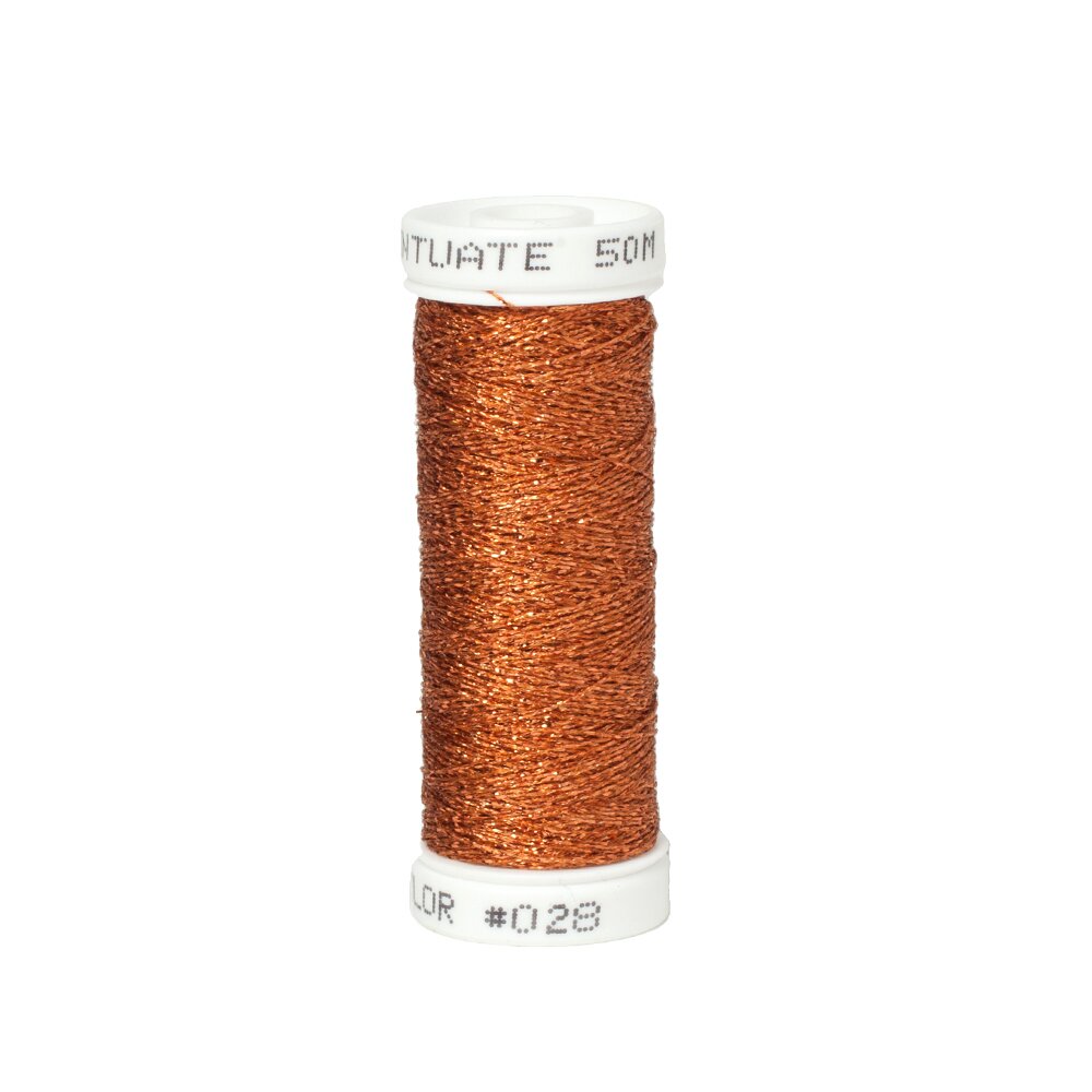 Accentuate Metallic Thread - 028 Pumpkin