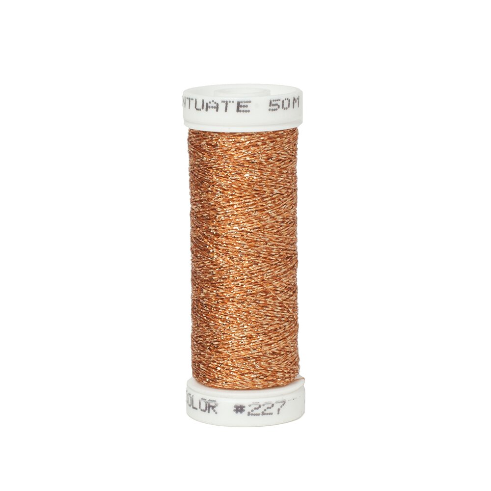 Accentuate Metallic Thread - 227 Brown Rust