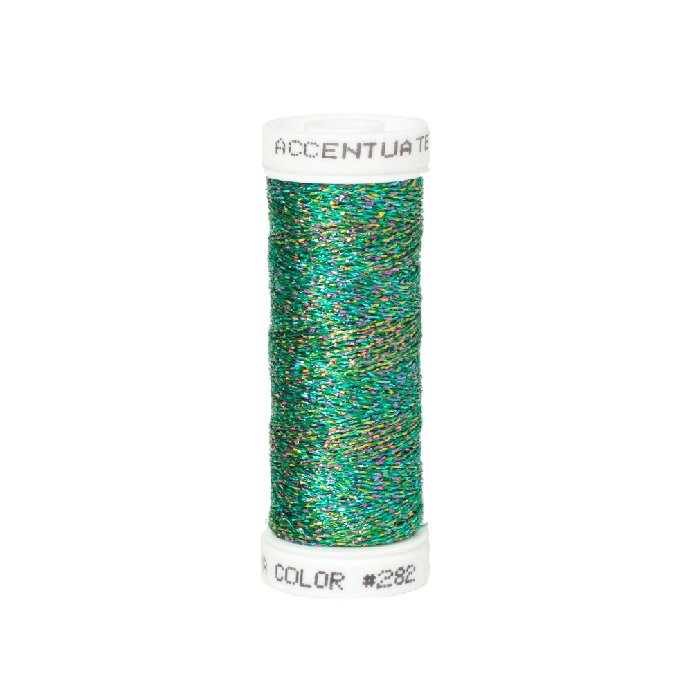 Accentuate Metallic Thread - 282 Green Sunsuit