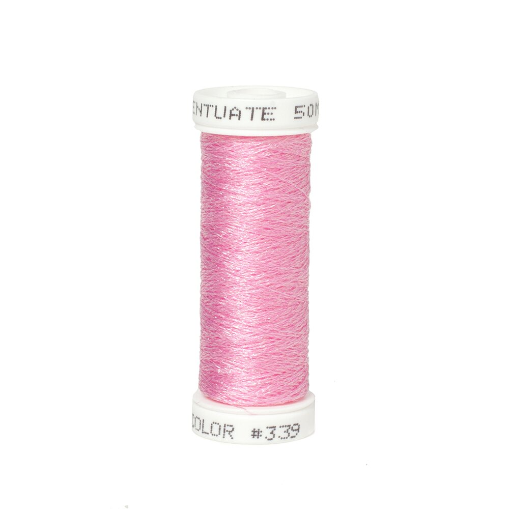 Accentuate Metallic Thread - 339 Bubblegum Pink
